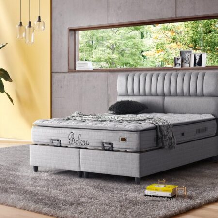 120х200 см Тапицирана спалня с матрак BOLERA