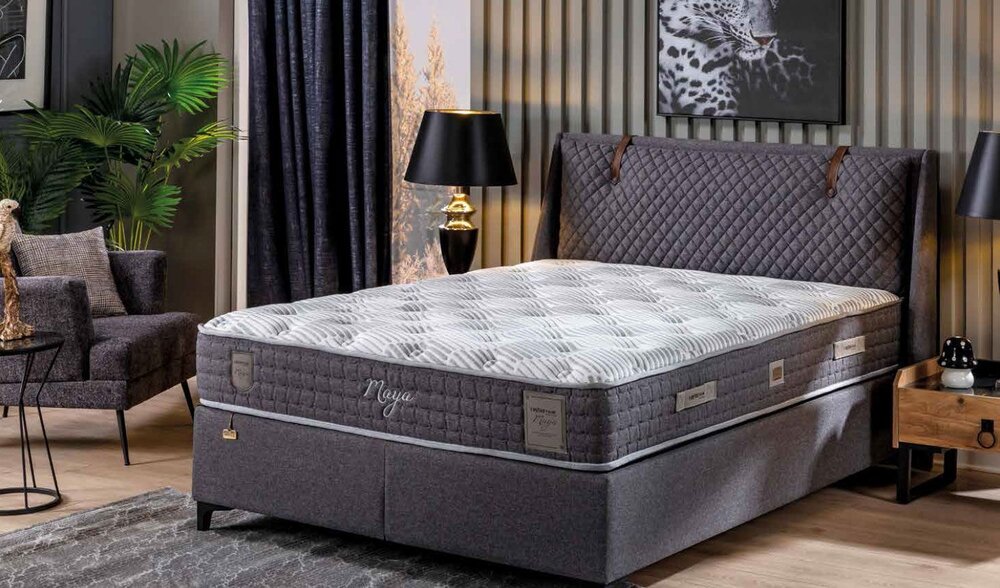 120х200 см Тапицирана спалня с матрак MAYA PREMIUM