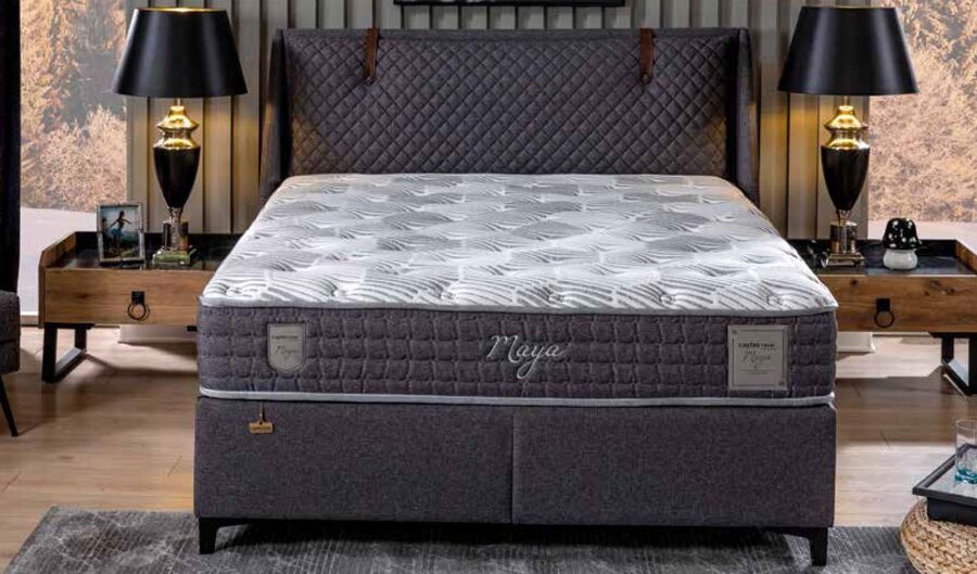 120х200 см Тапицирана спалня с матрак MAYA PREMIUM - Image 2
