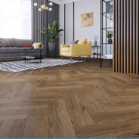 AMARON HERRINGBONE - SPC настилка Herringbone GEORGETOWN OAK 5мм